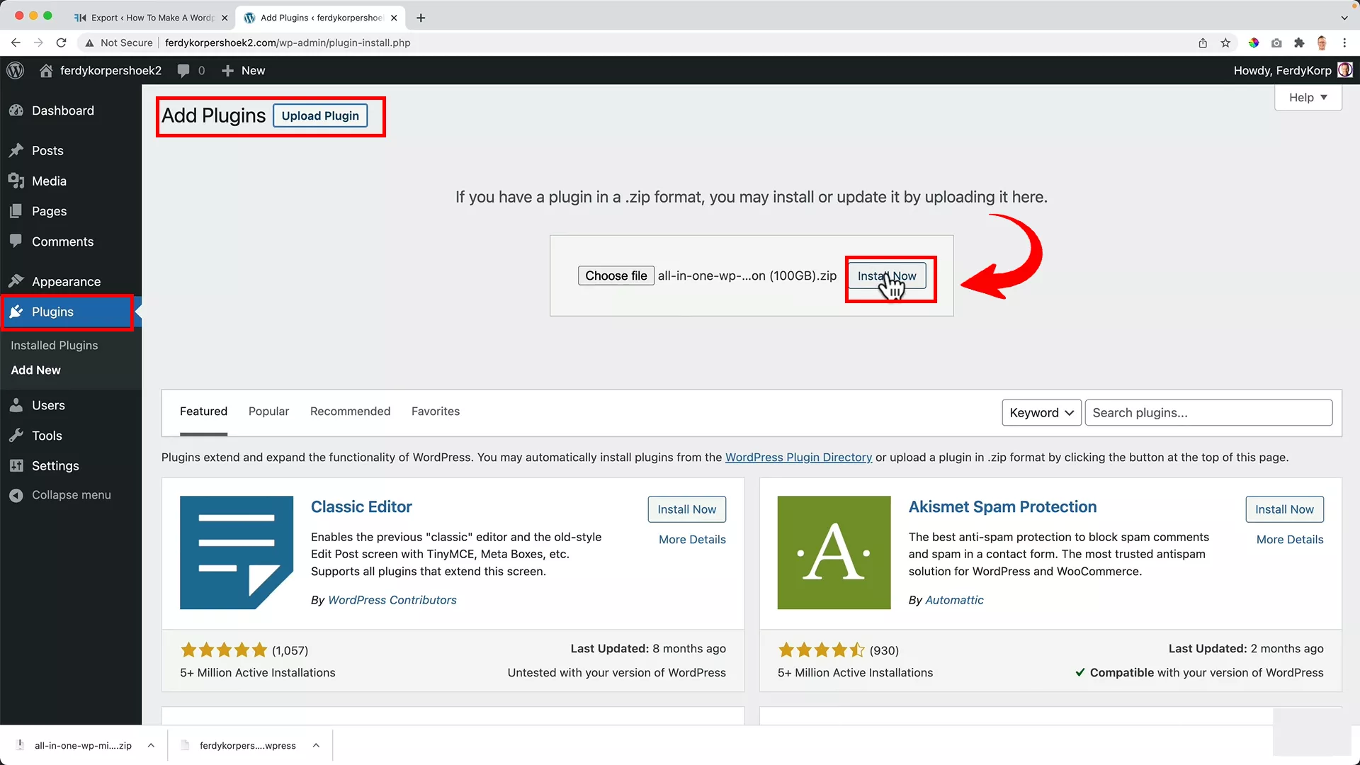 16 423 Add Modified Plugin To Wp