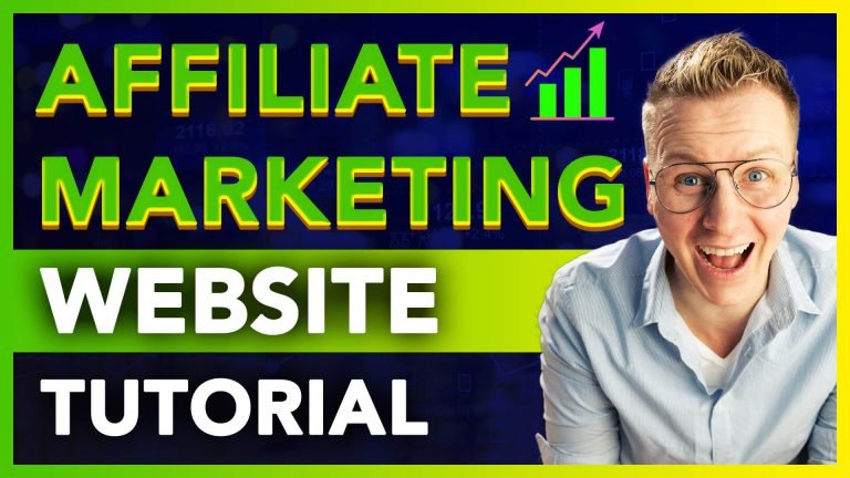 Affiliate marketing website tutorial
