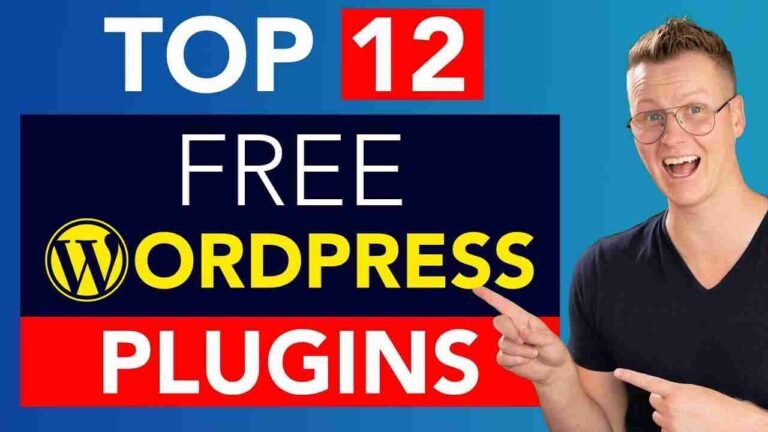Top 12 Free WordPress Plugins
