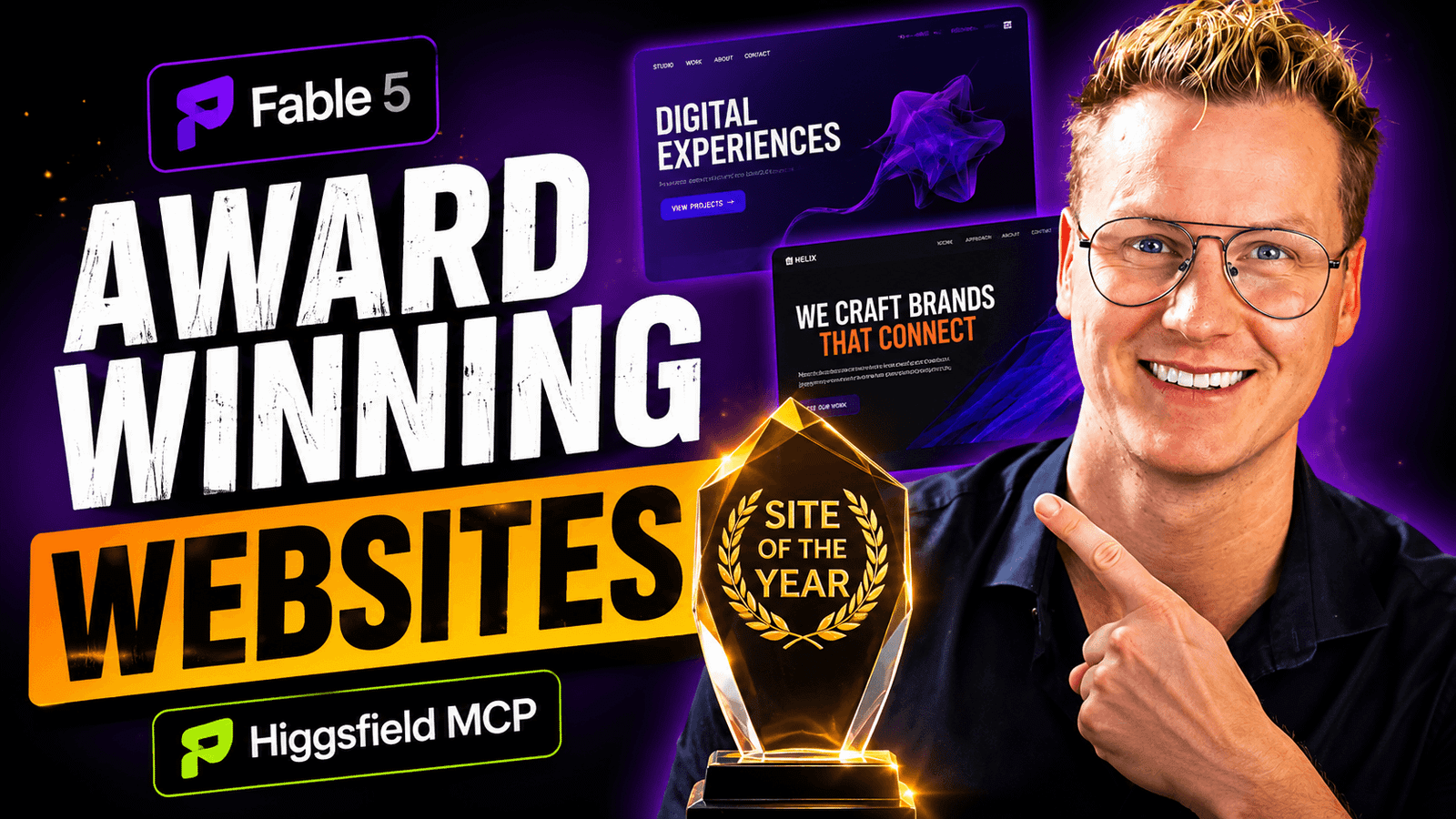 Claude and Higgsfield MCP Webdesign Tutorial