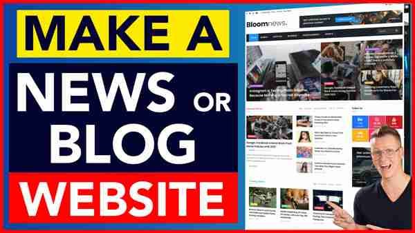 Make news or blog website