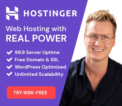 Hostinger web hosting with real power