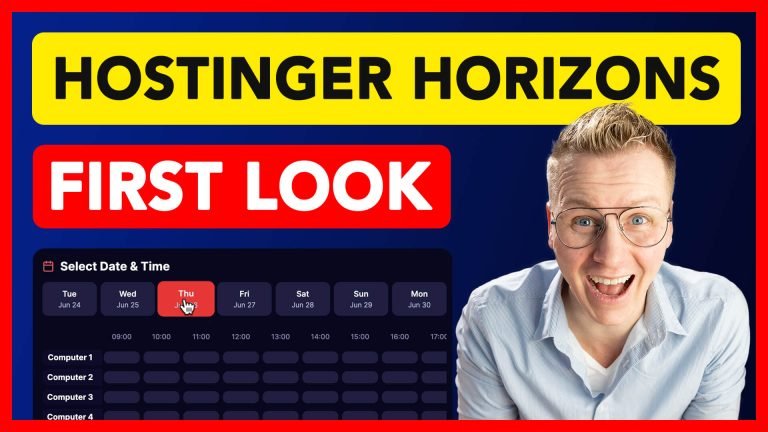 Hostinger Horizons First Look
