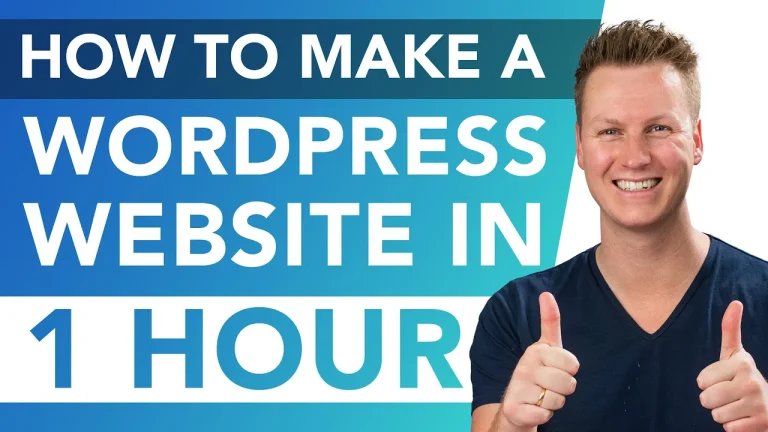 How To Make A Website Within One Hour