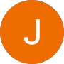 Orange circle with white J