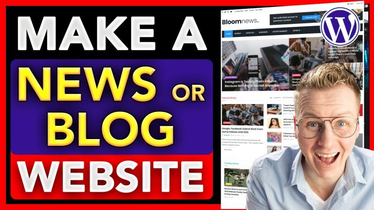 Make A News Or Blog Website