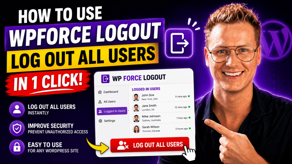 wp force logout