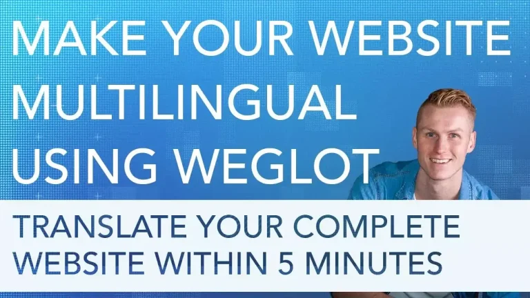 Make website multilingual using Weglot