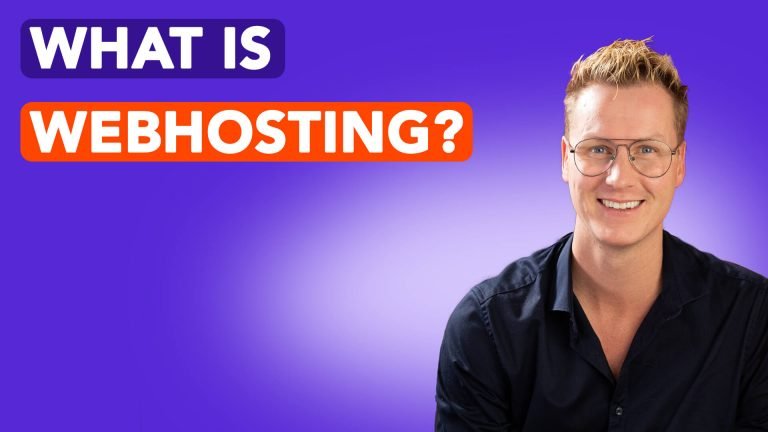 Man explains web hosting